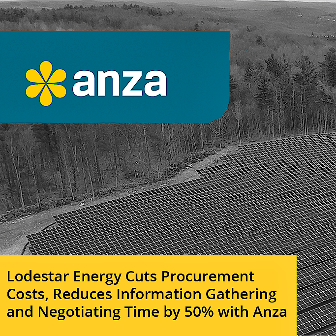 Lodestar Energy Cuts Procurement Costs, Reduces Information Gathering & Negotiating Time by 50% with Anza