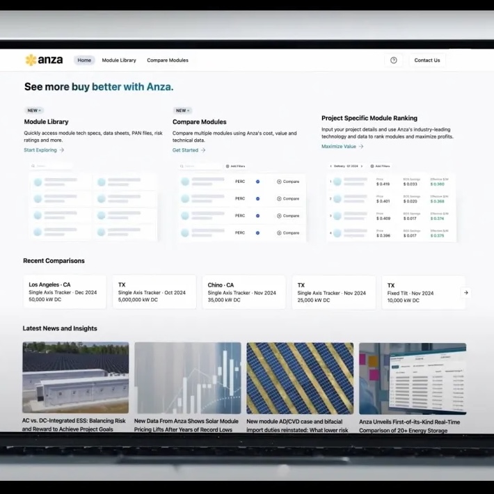 Solar Data and Analytics Subscriptions from Anza