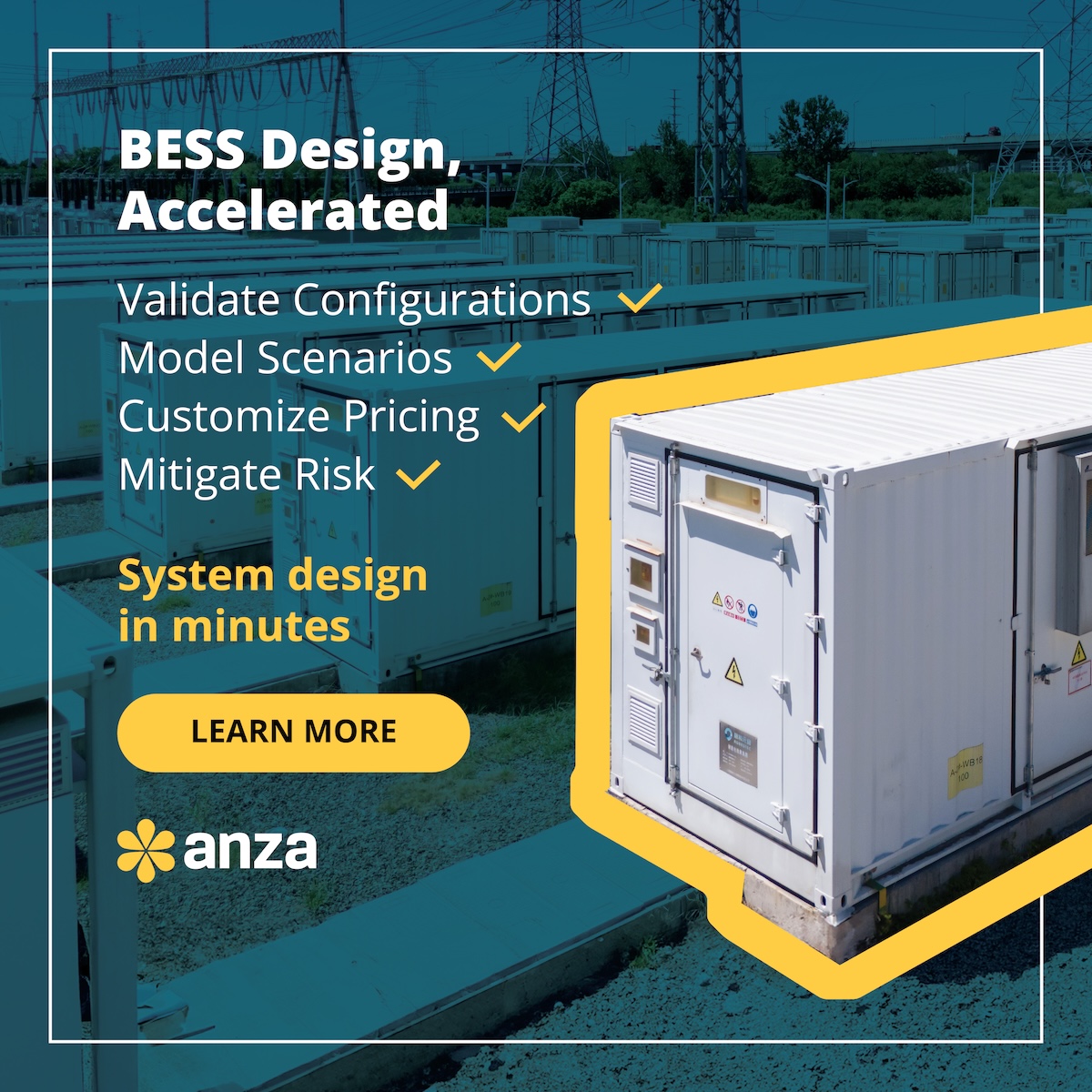 Rapid BESS Modeling: From Concept to Finance-Ready Budget & Design in Days